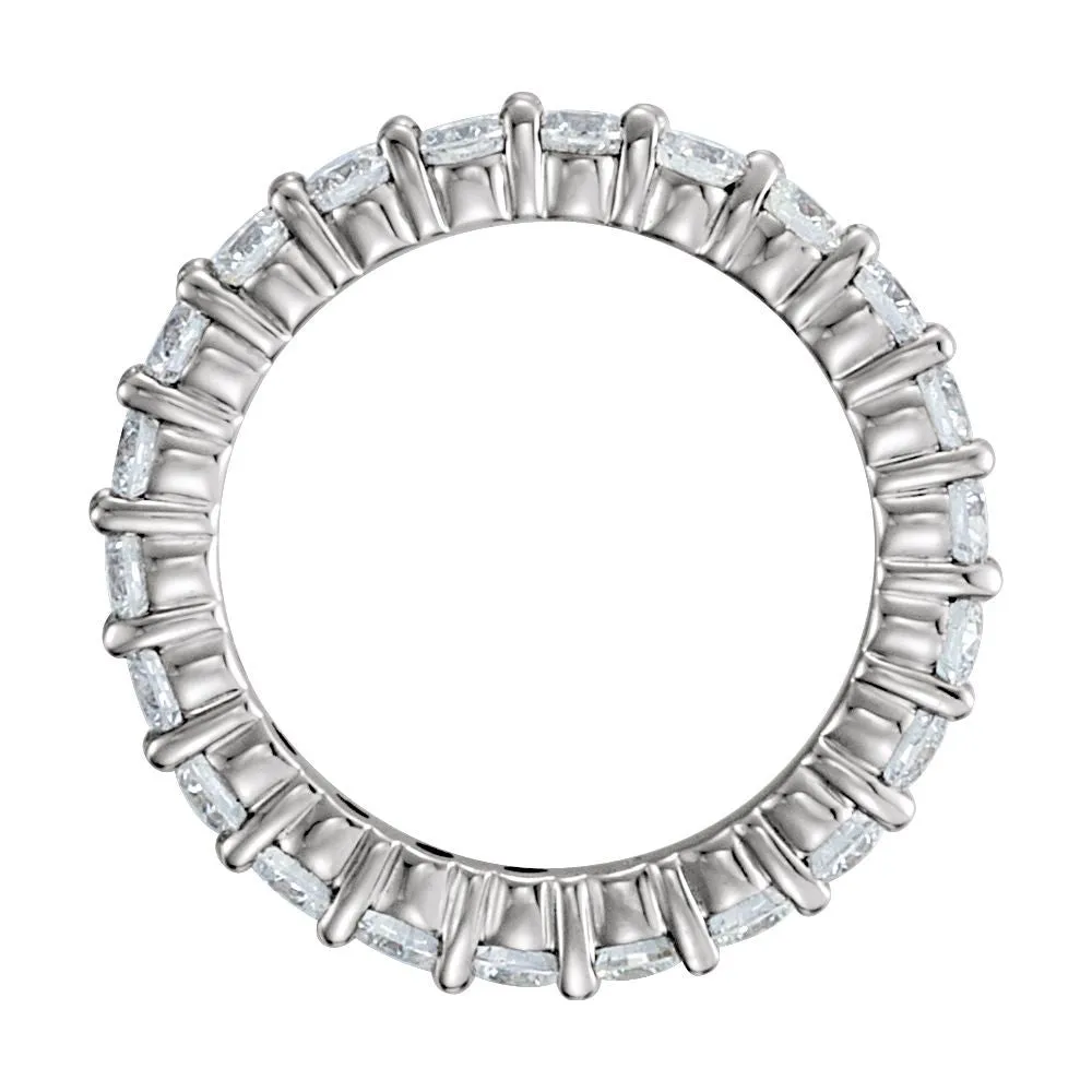 Platinum Eternity Band, Size 8