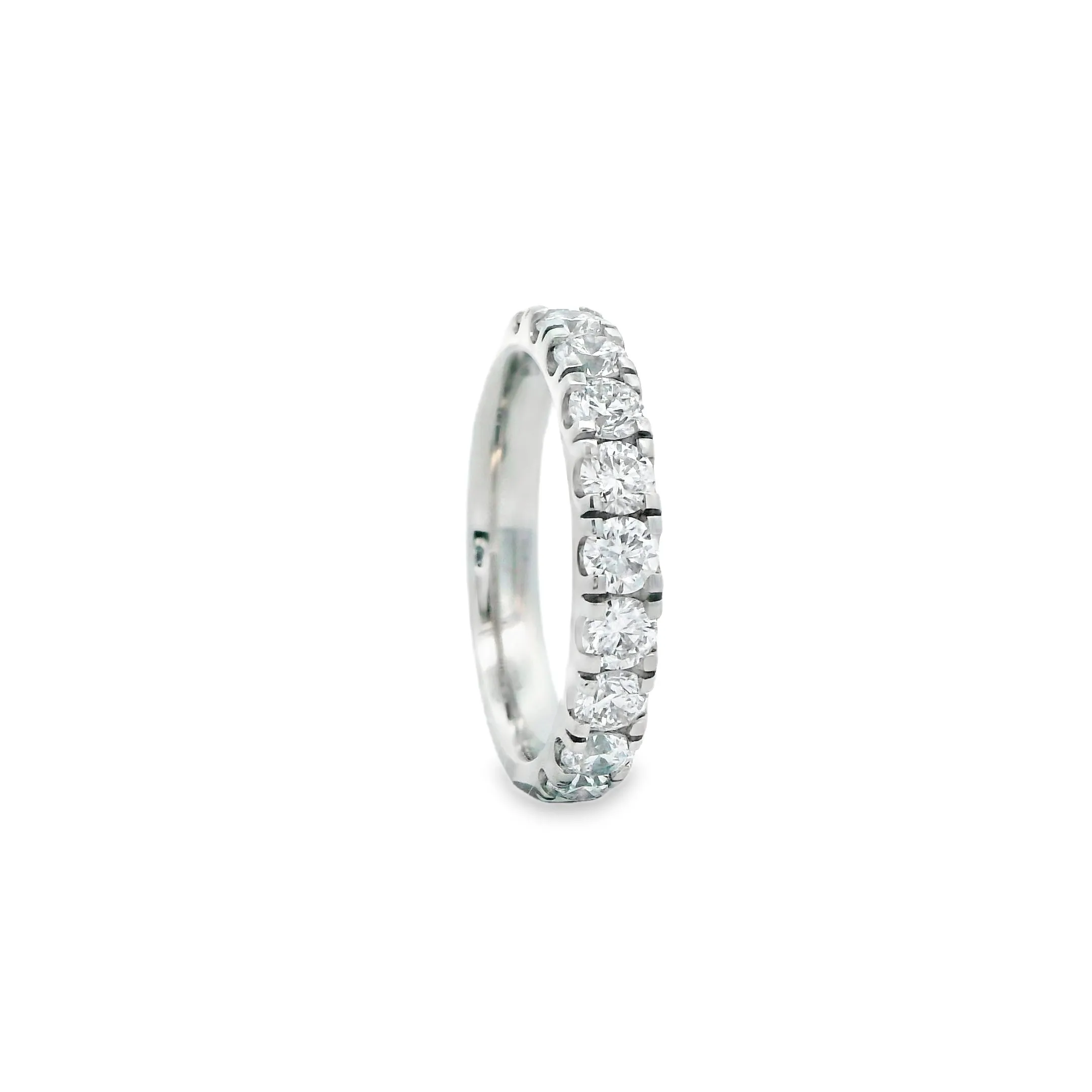 Platinum Lab Grown Diamond Eternity Ring with TDW=1.15ct