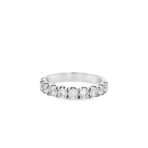 Platinum Lab Grown Diamond Eternity Ring with TDW=1.15ct