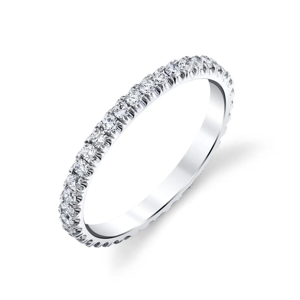 Platinum Nova Full Eternity Diamond Band