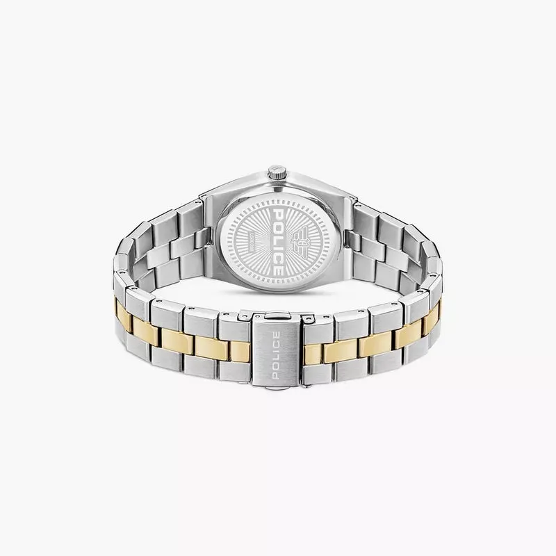 Police Ladies Green Dial, Gold Accents, Stainless Steel Watch