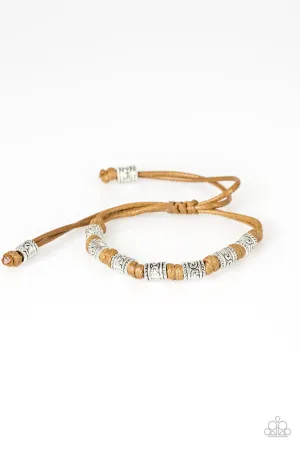 Port of Call Brown Paparazzi Bracelet