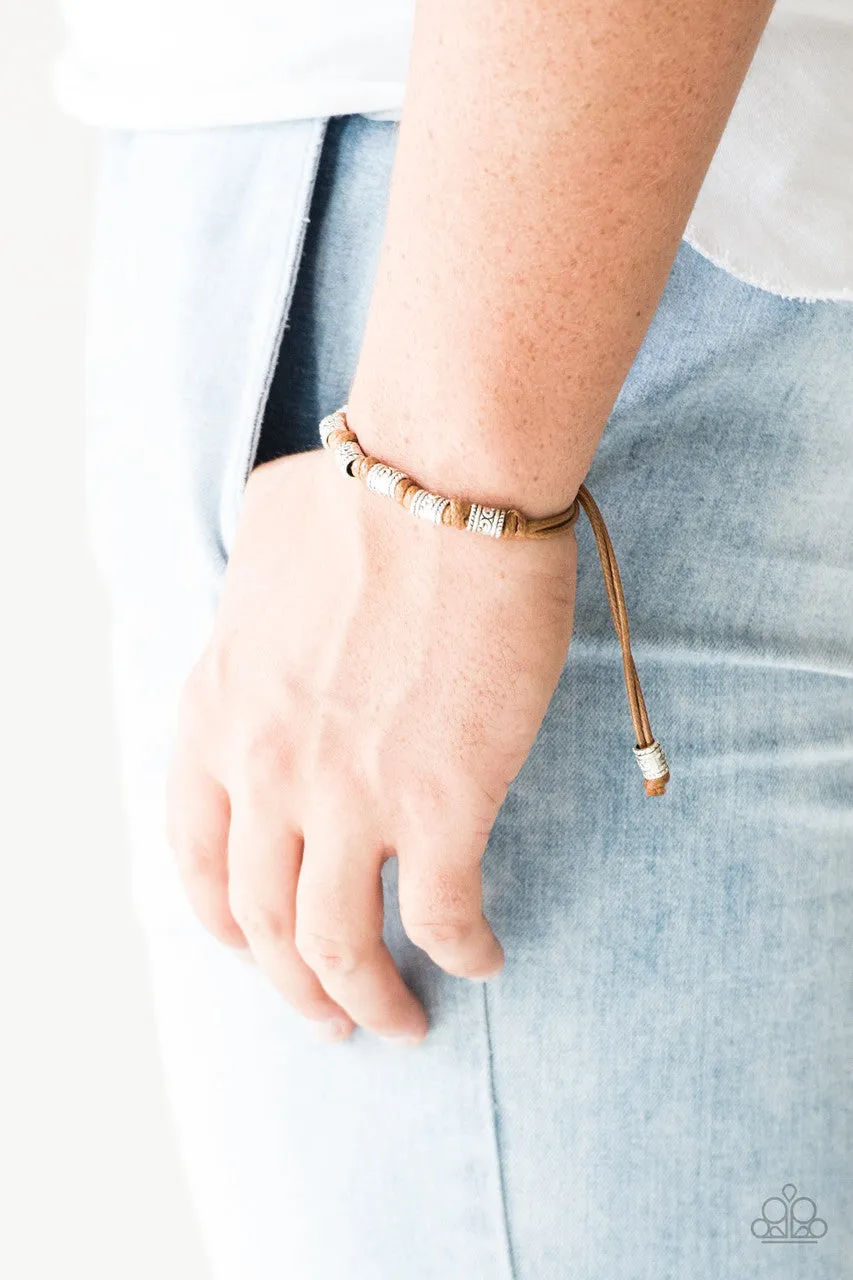 Port of Call Brown Paparazzi Bracelet