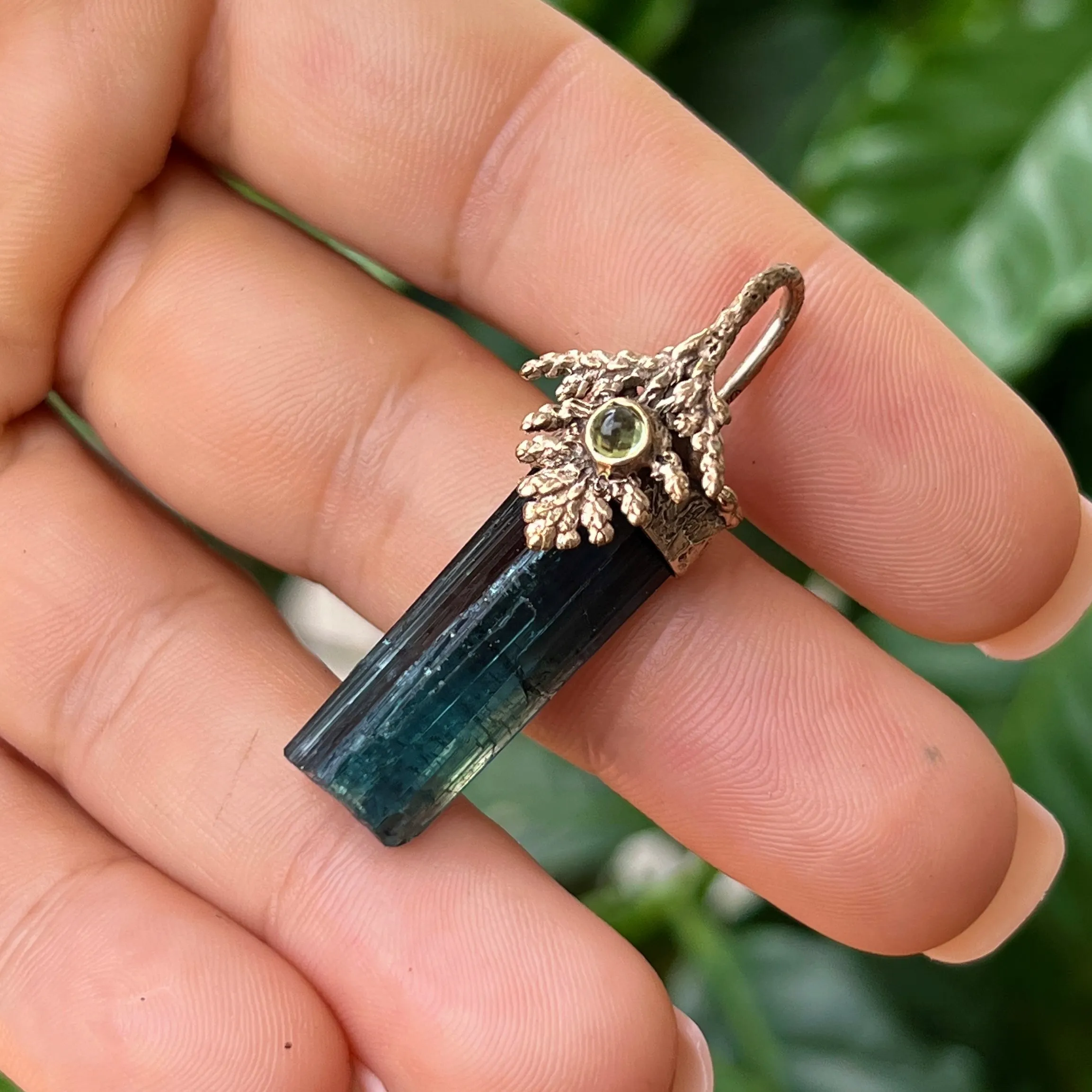 PRE-ORDER FOR CARLIA- Tourmaline Bronze Fairy Pendant