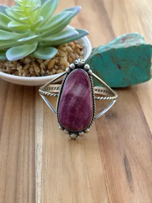 Purple Single Stone Cuff