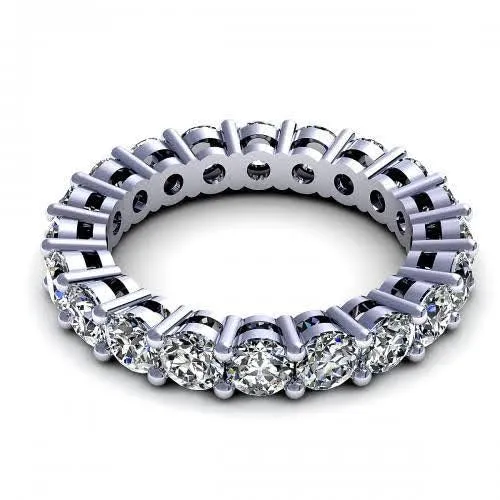 Quality 2.50CT Round Cut Diamond Eternity Ring  in 18kt White Gold