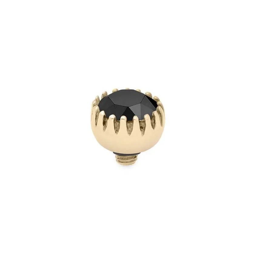 Qudo London 8mm Gold Topper - Jet