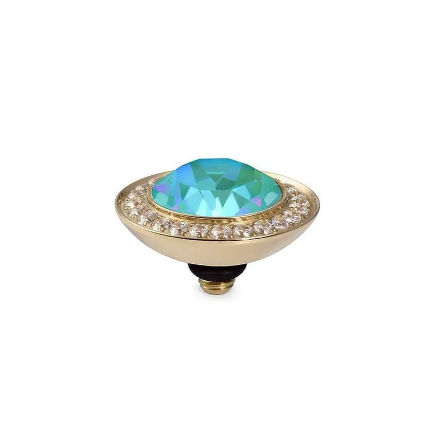 Qudo Tondo Deluxe 13mm Gold Topper - Laguna Delite