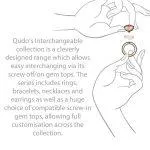 Qudo Tondo Deluxe 13mm Gold Topper - Laguna Delite