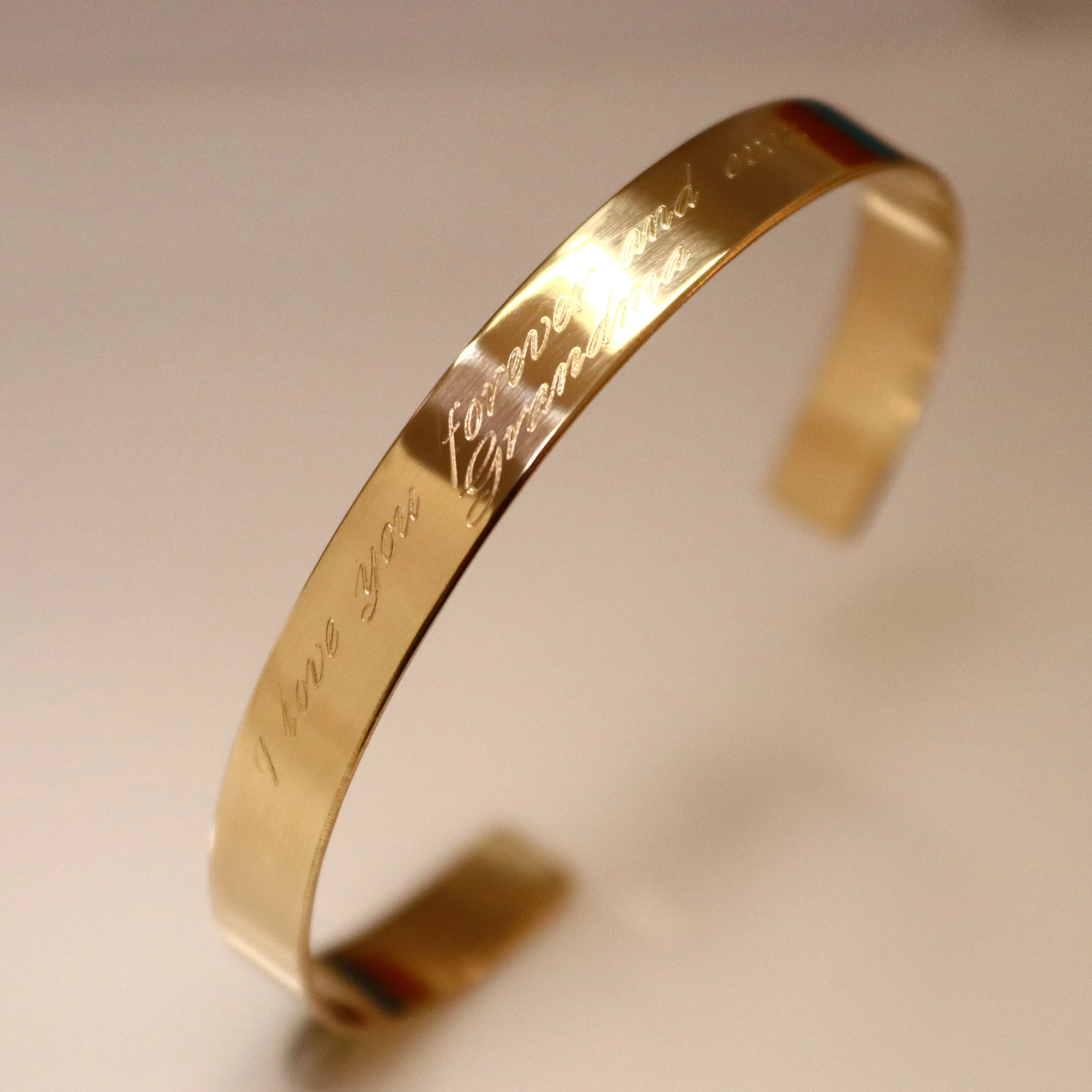 Quote Bracelet - Text Engraved Bangle