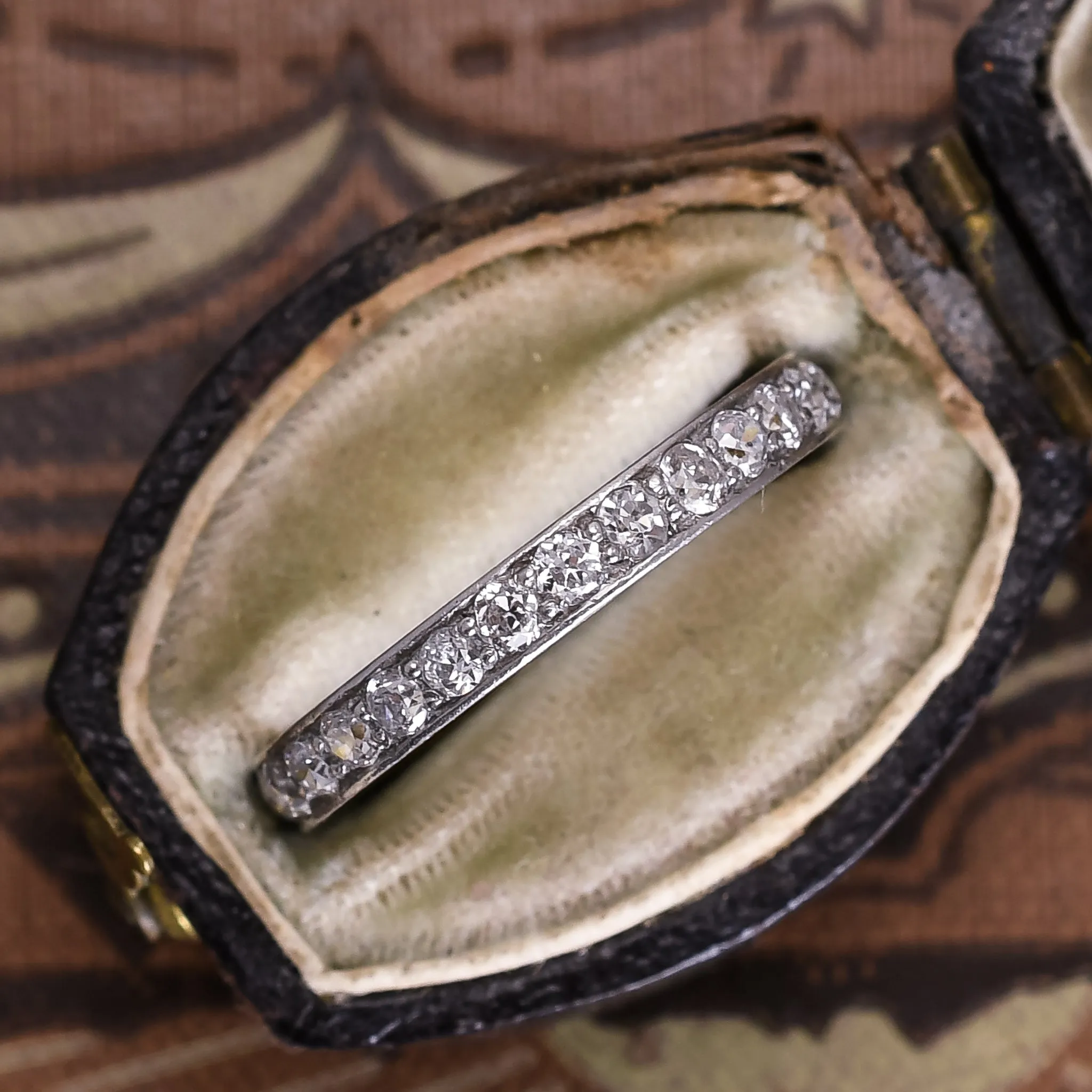 "July 24 1914" Diamond Eternity Ring