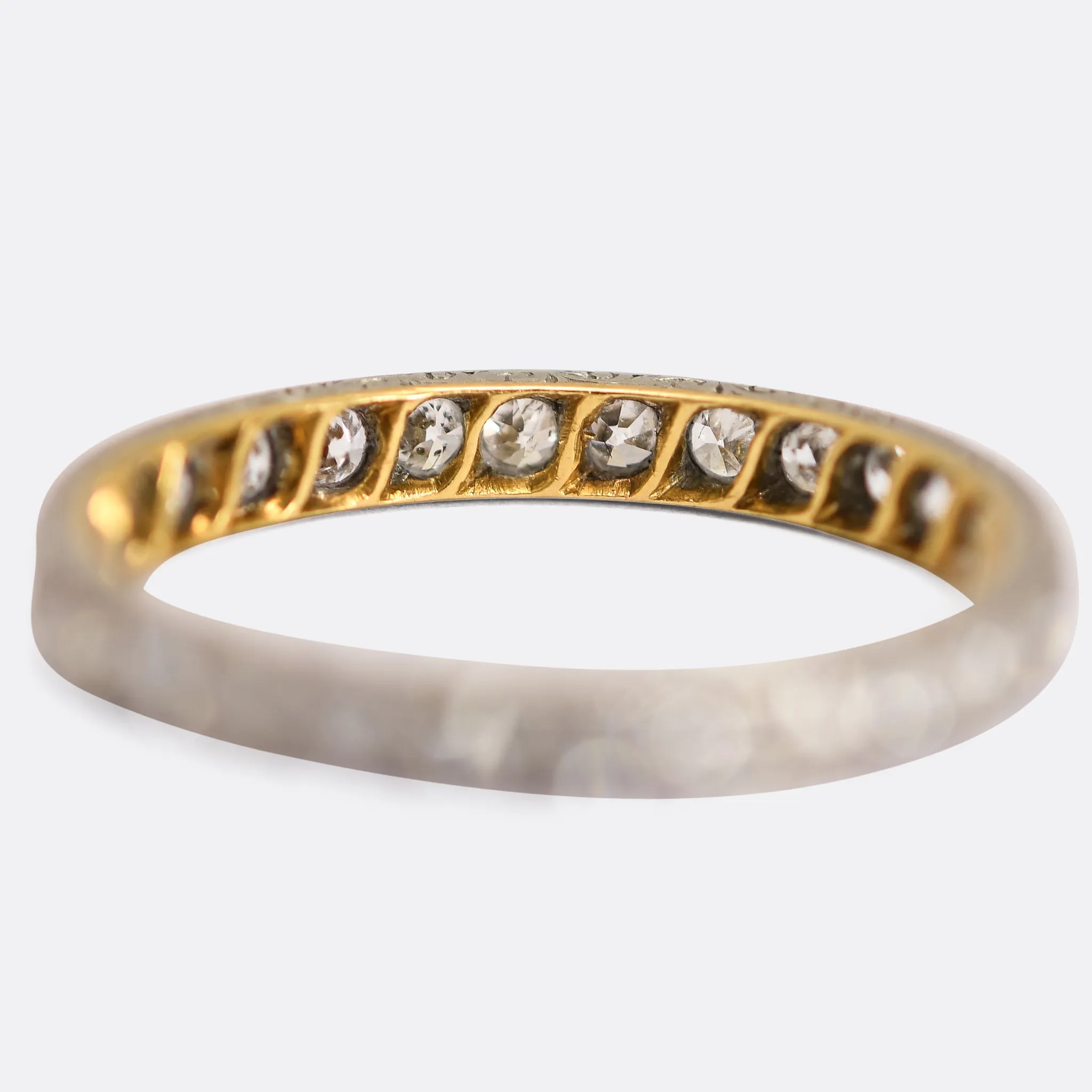 "July 24 1914" Diamond Eternity Ring