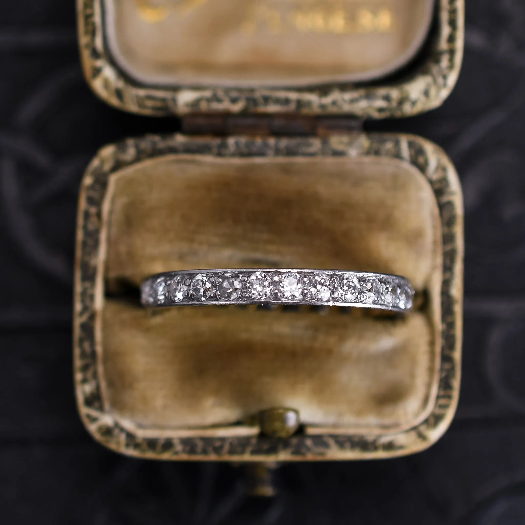 "July 24 1914" Diamond Eternity Ring