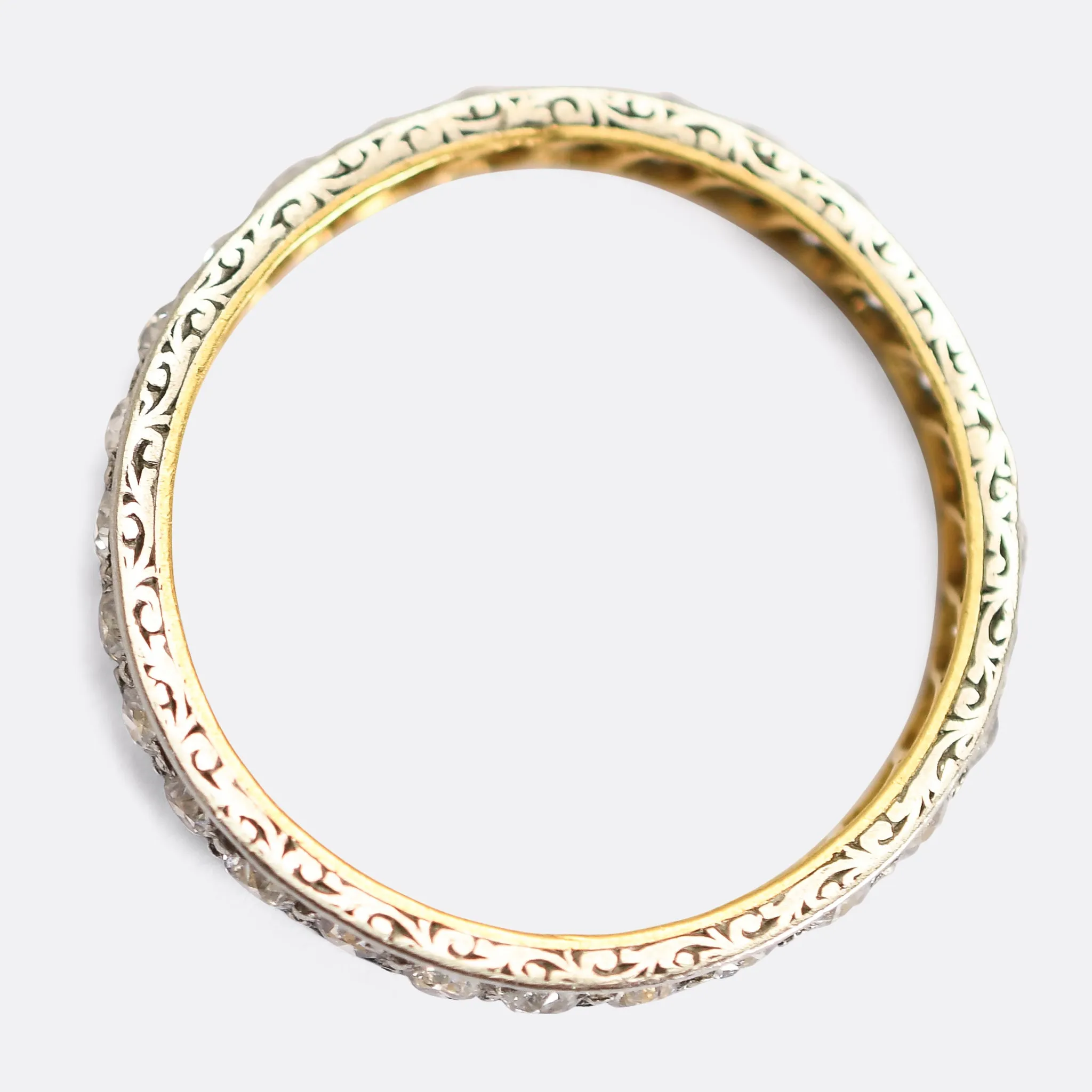 "July 24 1914" Diamond Eternity Ring