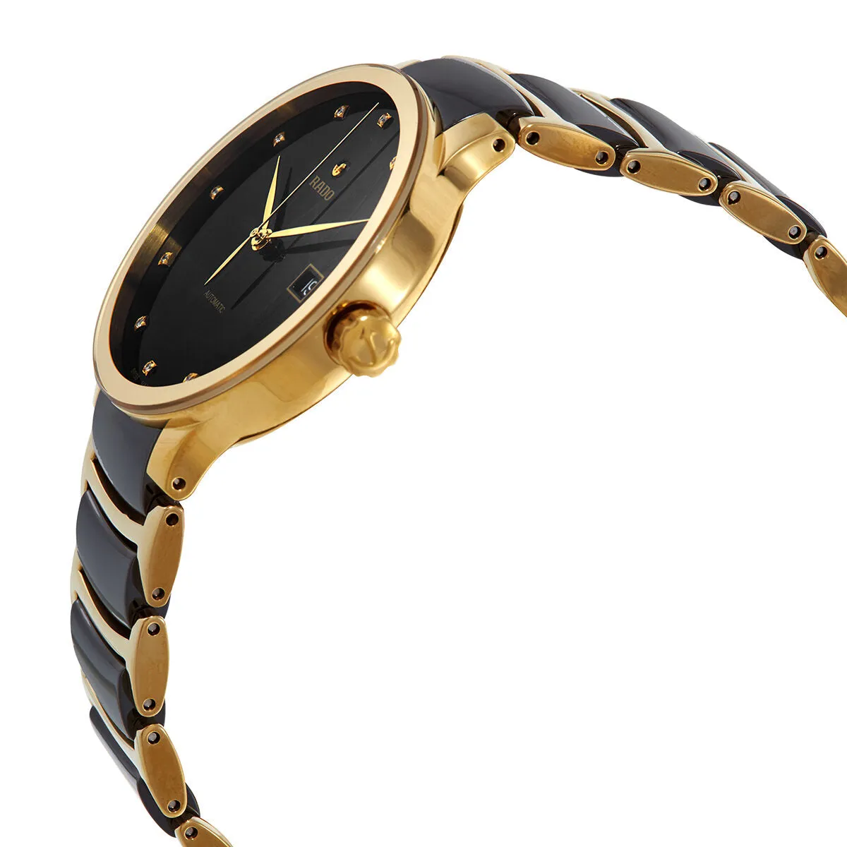 Rado Automatic Diamond Black Dial Unisex Watch R30079762