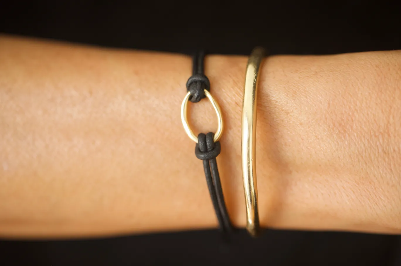 Raw Eternity Bracelet - Gold