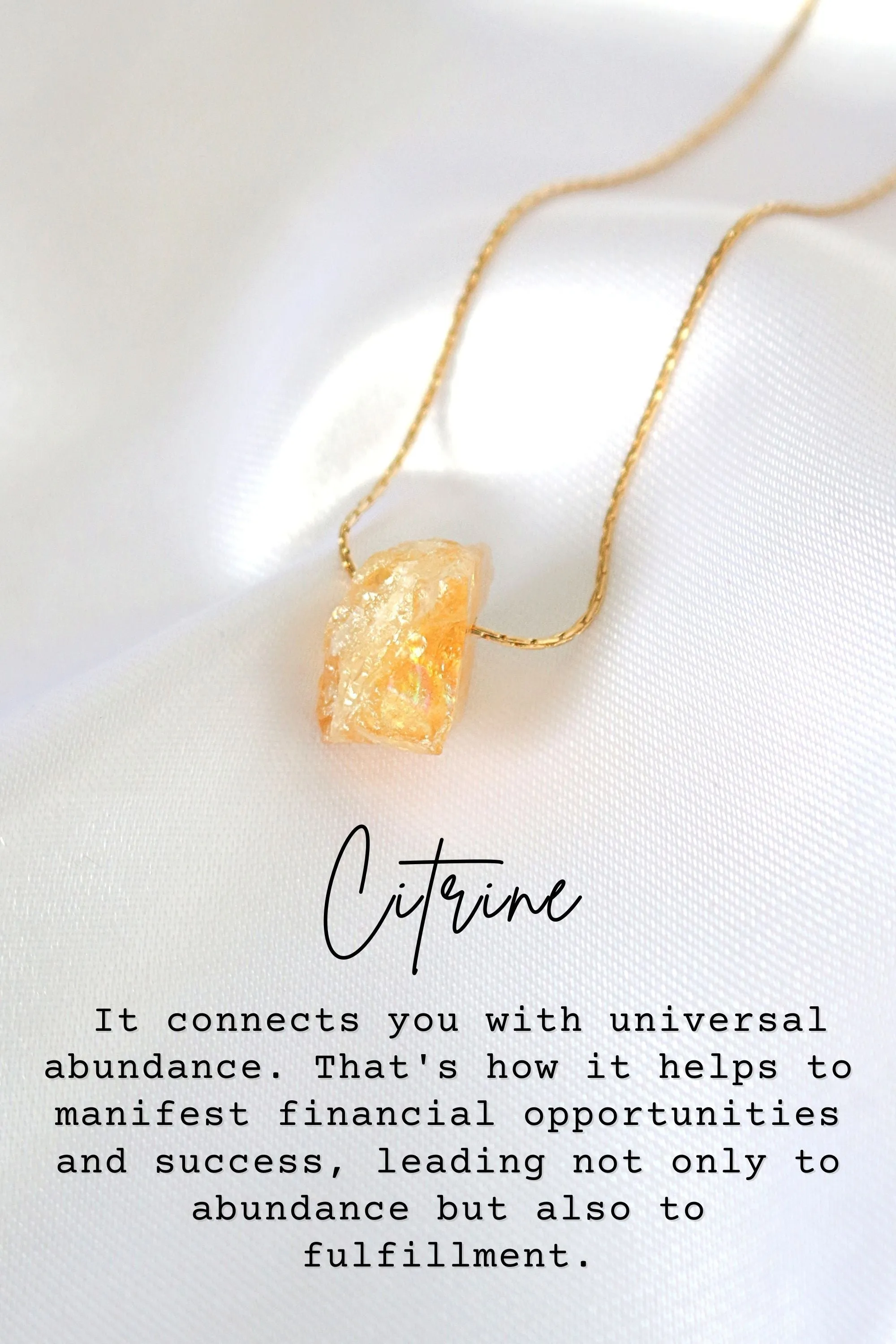Raw Natural Crystals | 24 Karats Pendant Necklaces