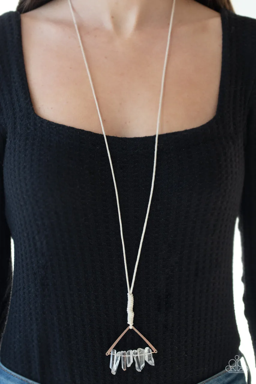 Raw Talent Rose Gold Paparazzi Necklace