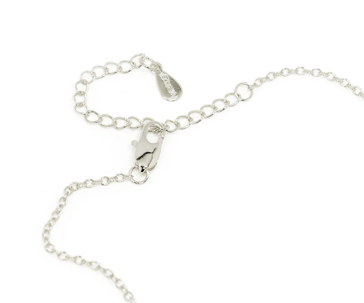 Rectangle Pavé Crystal Necklace