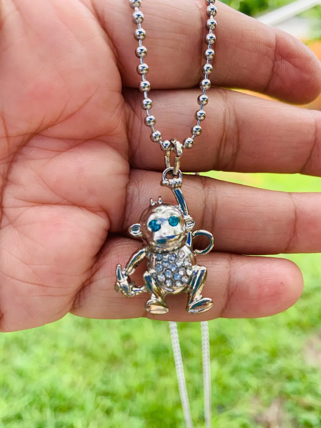 Rhinestone Monkey, Necklace