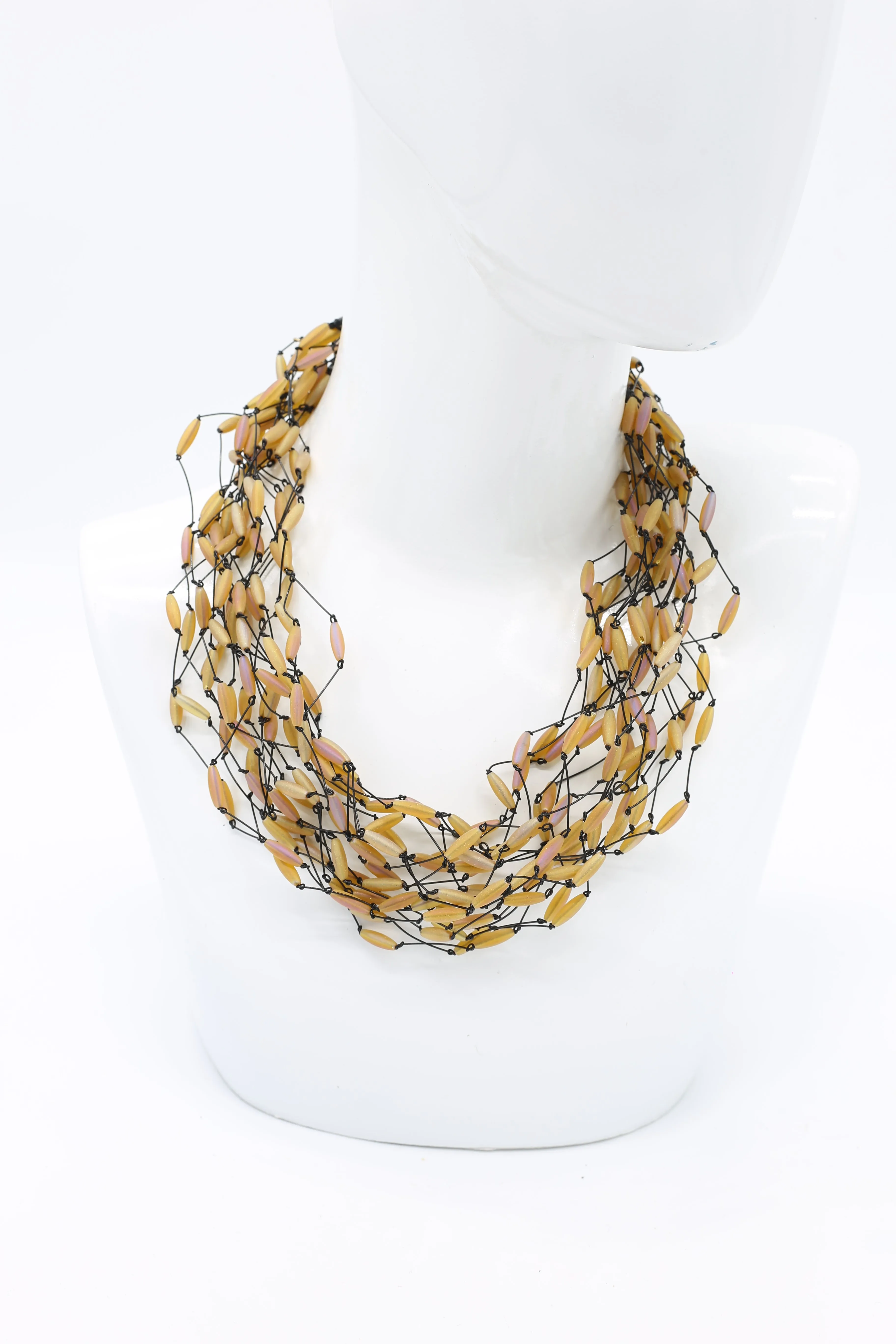 Rice Crystal Necklaces