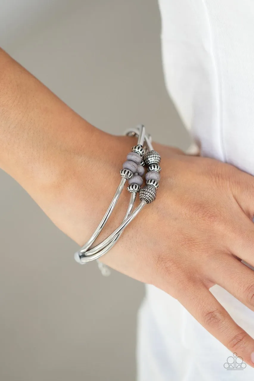 Road Trip Rebel Silver Paparazzi Bracelet