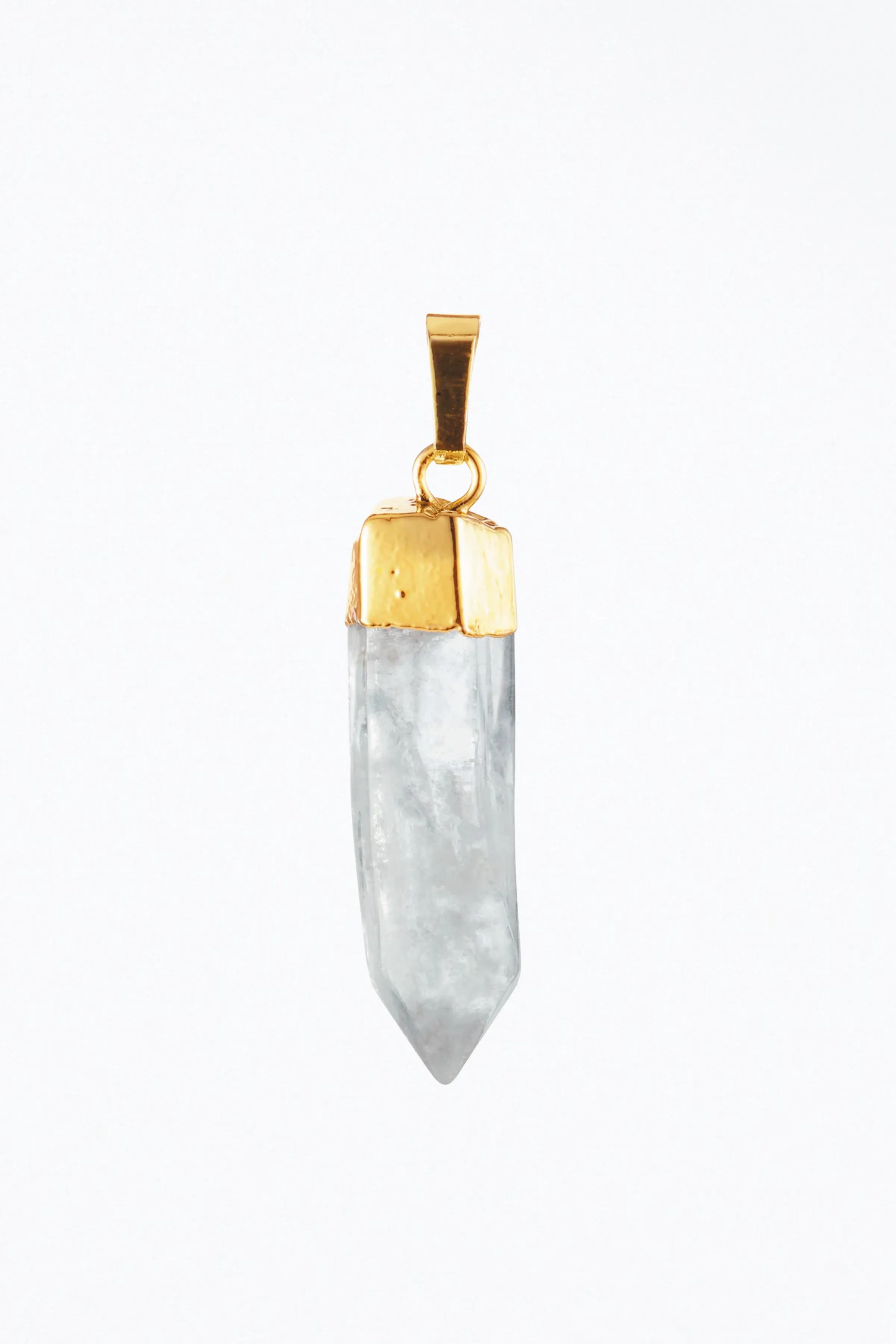 ROCK CRYSTAL QUARTZ PENDANT
