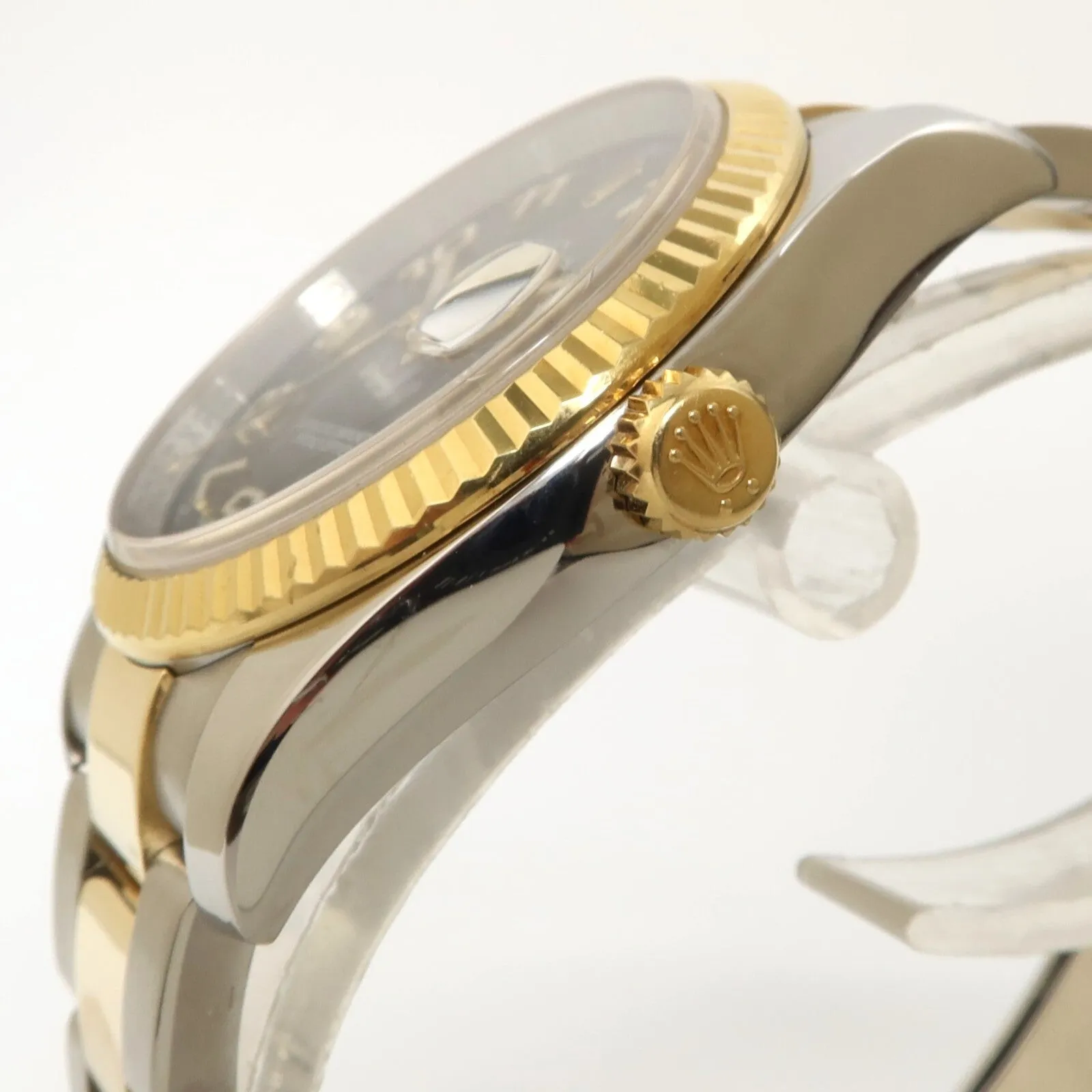 Rolex Datejust 36 18k Yellow Gold & Stainless Steel Oyster Brown Dial 116233