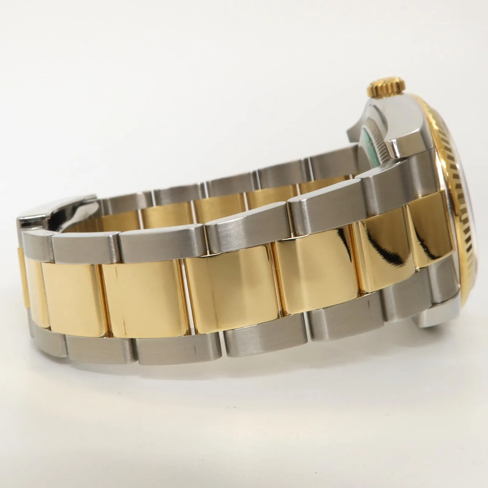 Rolex Datejust 36 18k Yellow Gold & Stainless Steel Oyster Brown Dial 116233