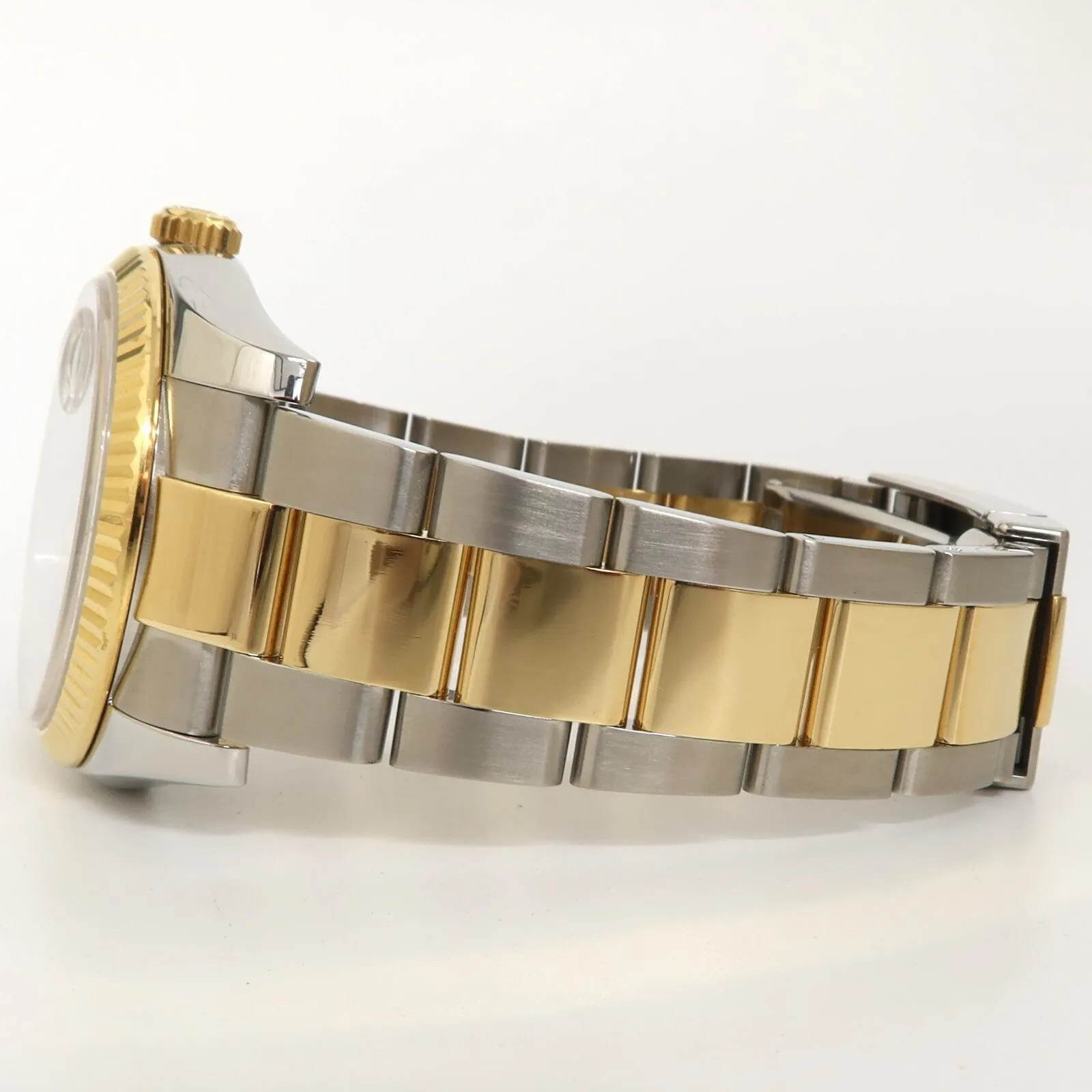 Rolex Datejust 36 18k Yellow Gold & Stainless Steel Oyster Brown Dial 116233