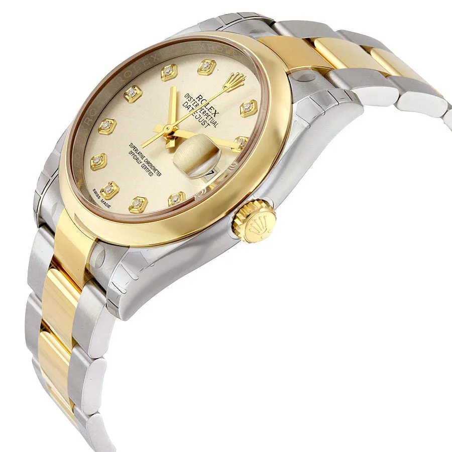 Rolex Datejust 36 Silver Dial Stainless Steel and 18K Yellow Gold Oyster Bracelet Automatic Ladies Watch 116203SDO
