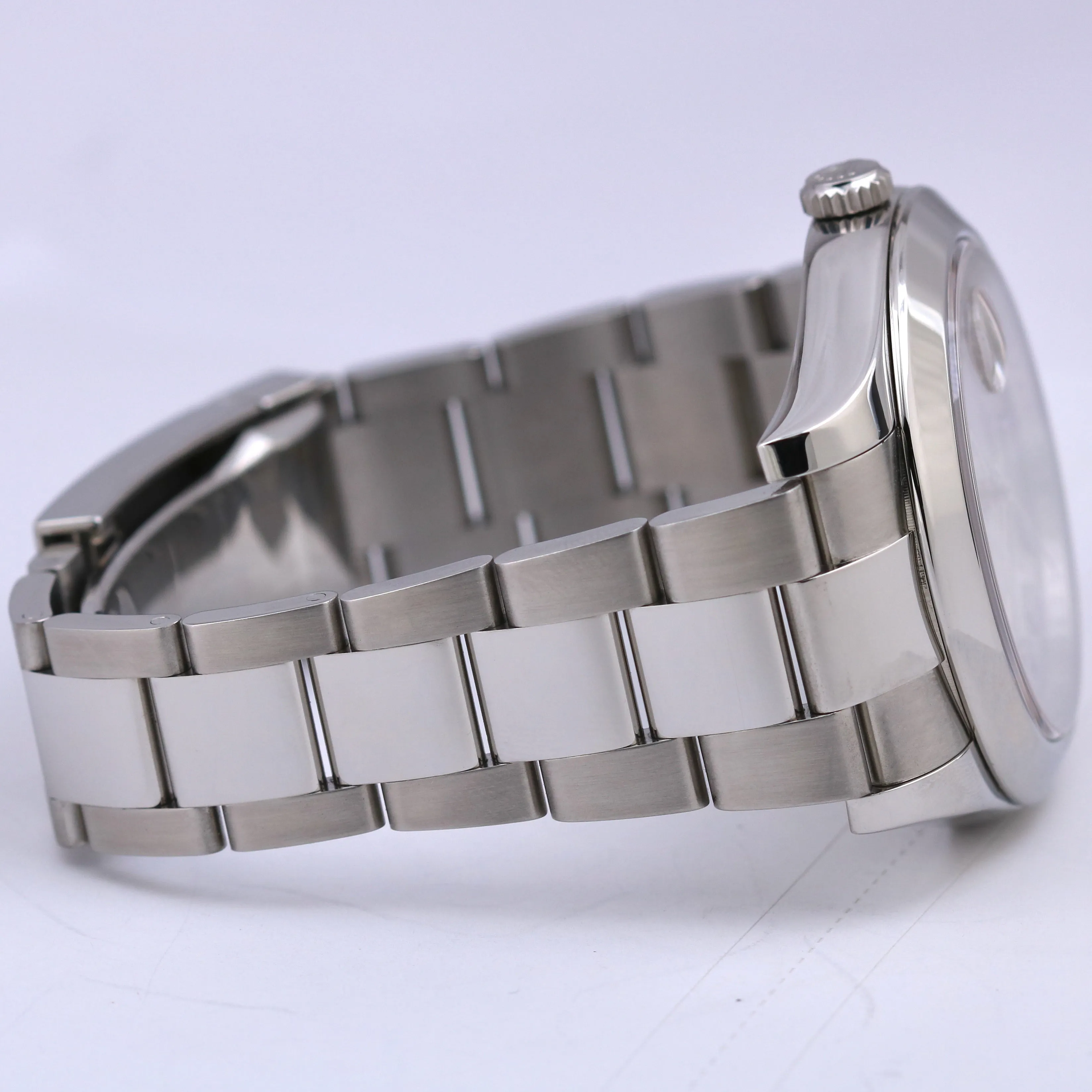 Rolex DateJust II 41mm SILVER ARABIC Blue Smooth Stainless Steel Oyster 116300