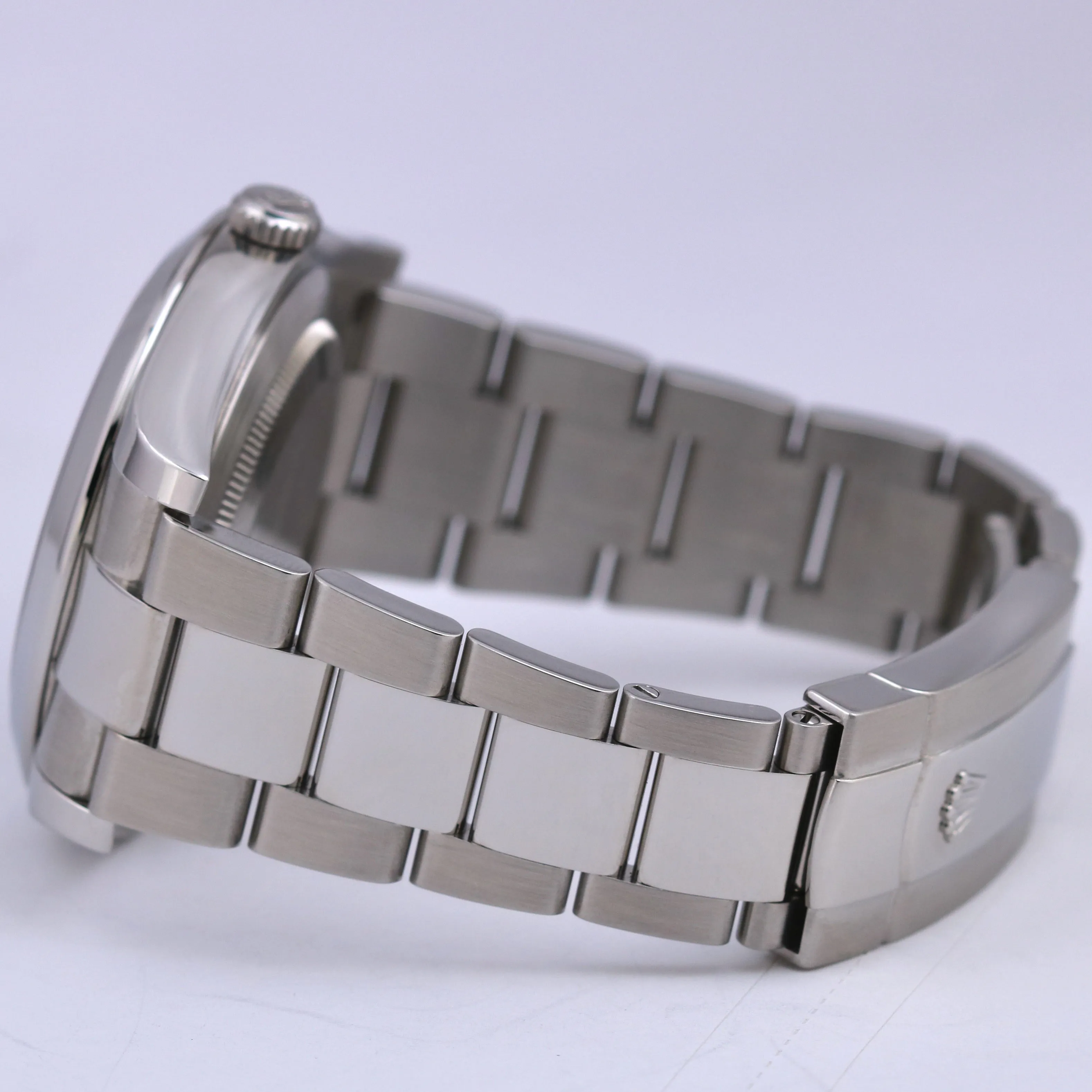 Rolex DateJust II 41mm SILVER ARABIC Blue Smooth Stainless Steel Oyster 116300