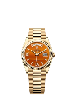 Rolex Day-Date 36, 18k Yellow Gold with Diamond-set, 36mm, Ref# 128238-0088