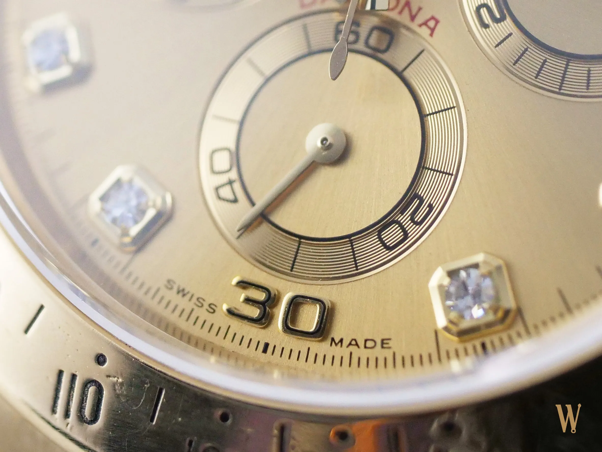 Rolex Daytona ref 11652 18ct Gold Factory Diamond Dial