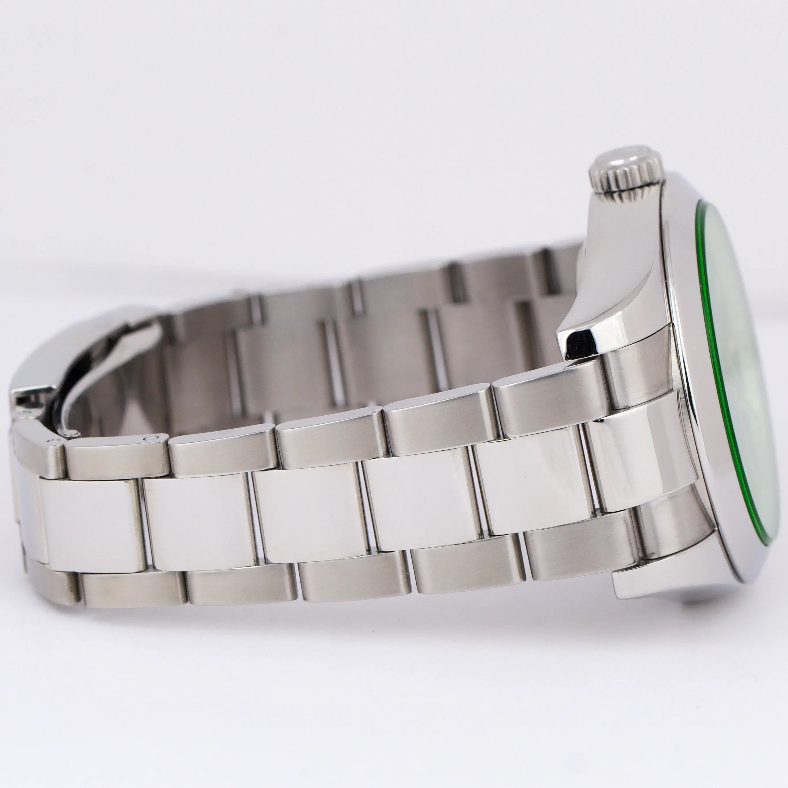 Rolex Milgauss Green Anniversary BLACK Stainless Steel Oyster 40mm 116400GV