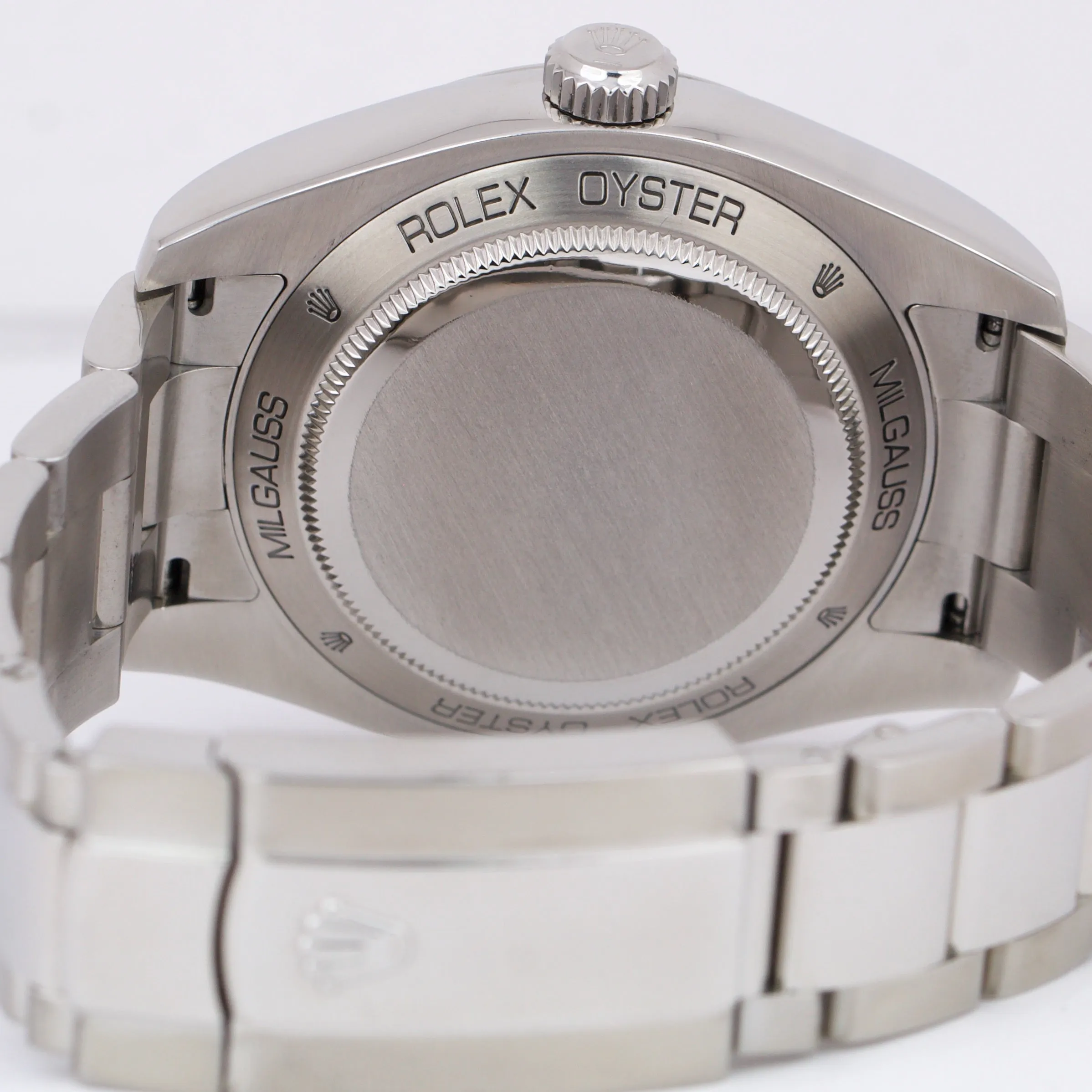 Rolex Milgauss Green Anniversary BLACK Stainless Steel Oyster 40mm 116400GV