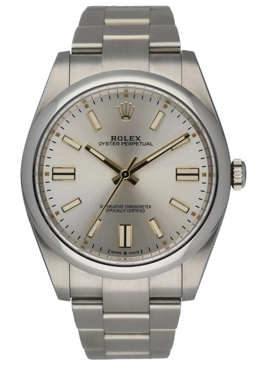 Rolex Oyster Perpetual 124300 Men's Watch Box & papers