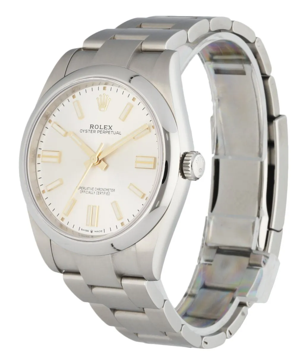 Rolex Oyster Perpetual 124300 Men's Watch Box & papers