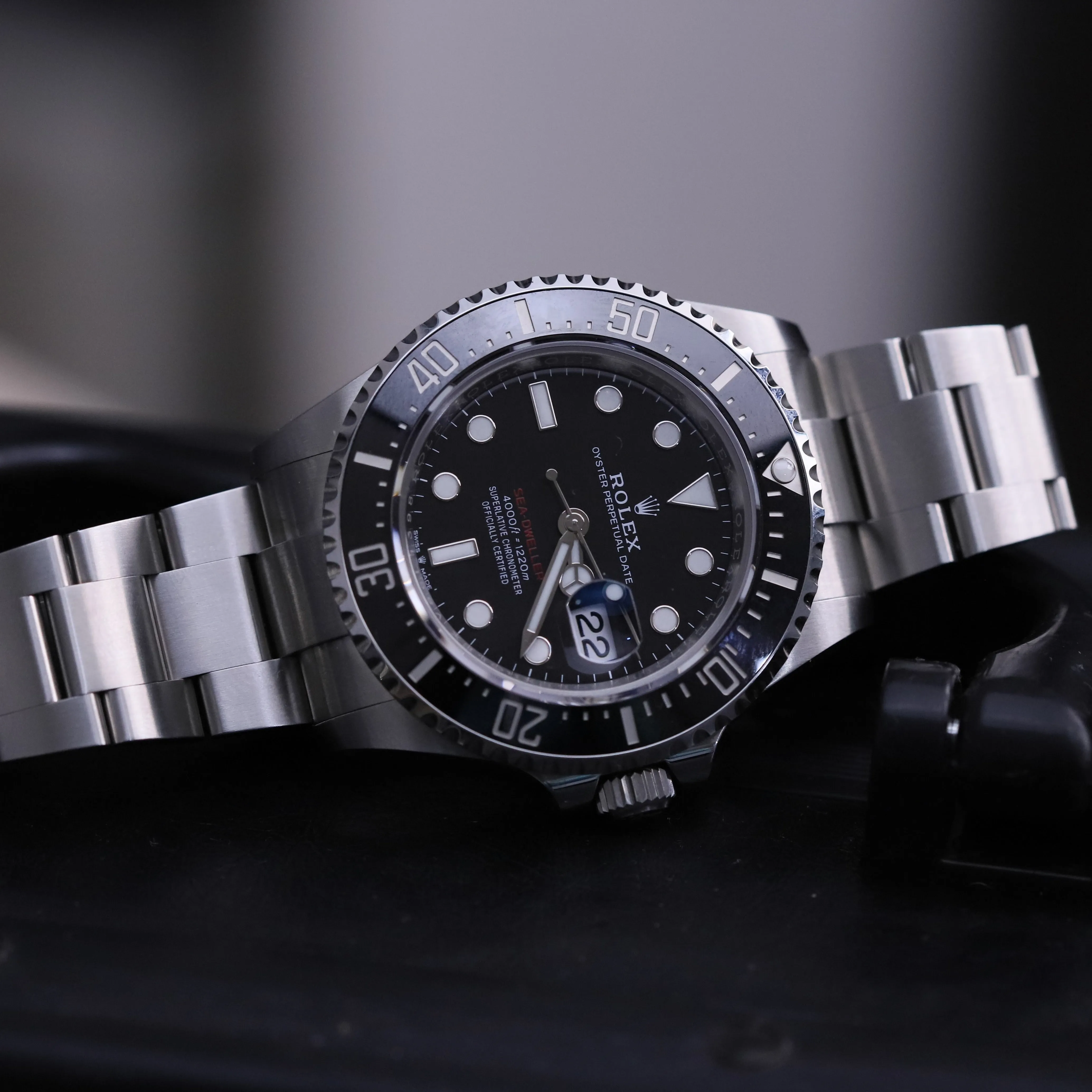 Rolex Sea Dweller 126600 Oyster Perpetual Black Dial 43Mm Stainless Steel Men’S Watch