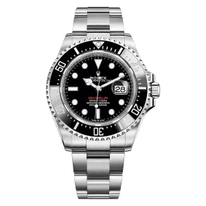 Rolex Sea Dweller 126600 Oyster Perpetual Black Dial 43Mm Stainless Steel Men’S Watch