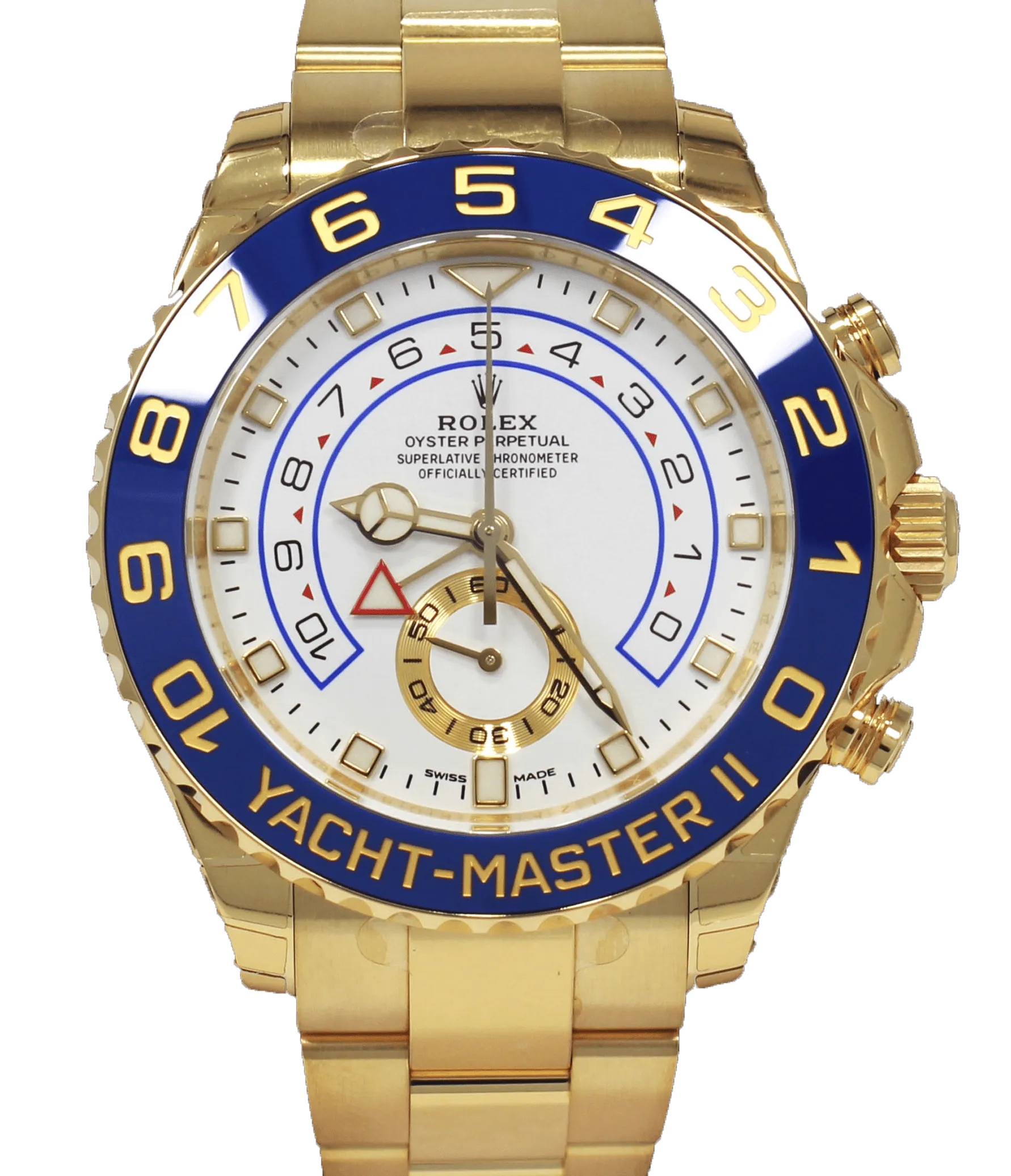 Rolex Yacht-Master II 116688 Mercedes Hands 18K Yellow Gold UNWORN