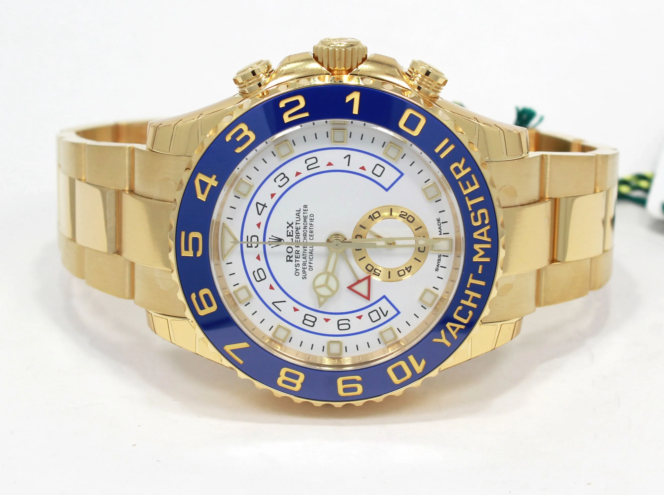 Rolex Yacht-Master II 116688 Mercedes Hands 18K Yellow Gold UNWORN