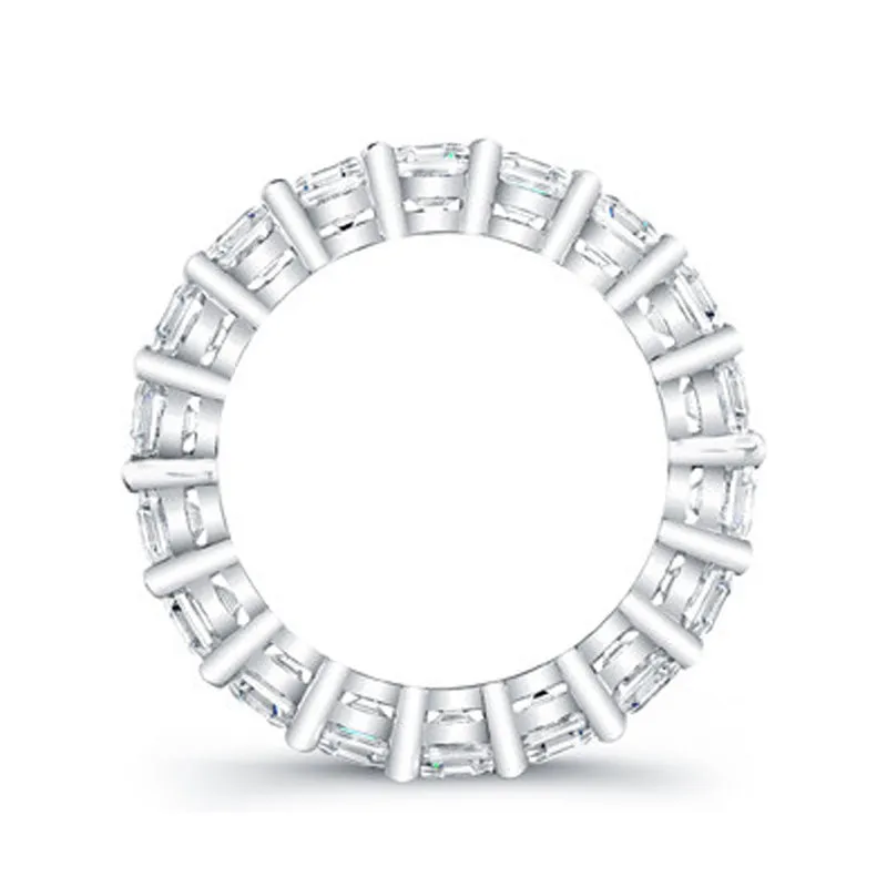 Round Brilliant Cut Diamond Eternity Ring - 4.95CTW G/SI1