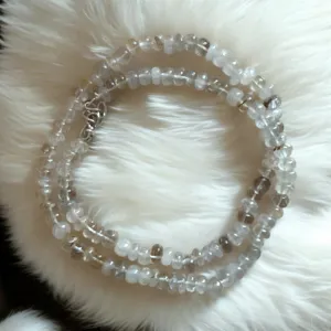 Rutilated Quartz Beaded Necklace