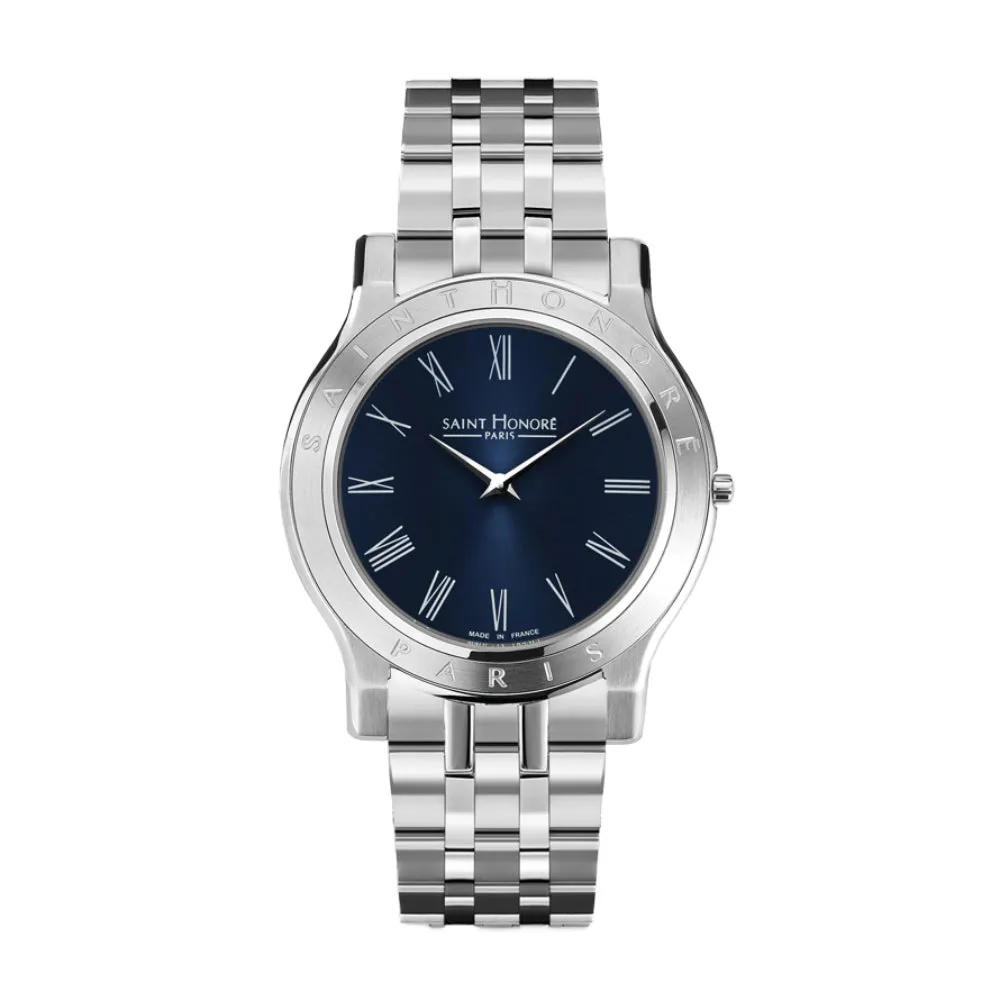 Saint Honore Deauville Women's Blue Dial Silver Watch