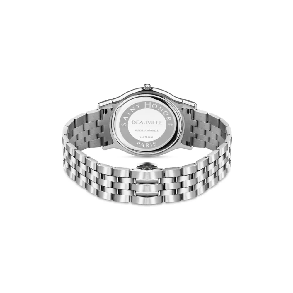 Saint Honore Deauville Women's Blue Dial Silver Watch