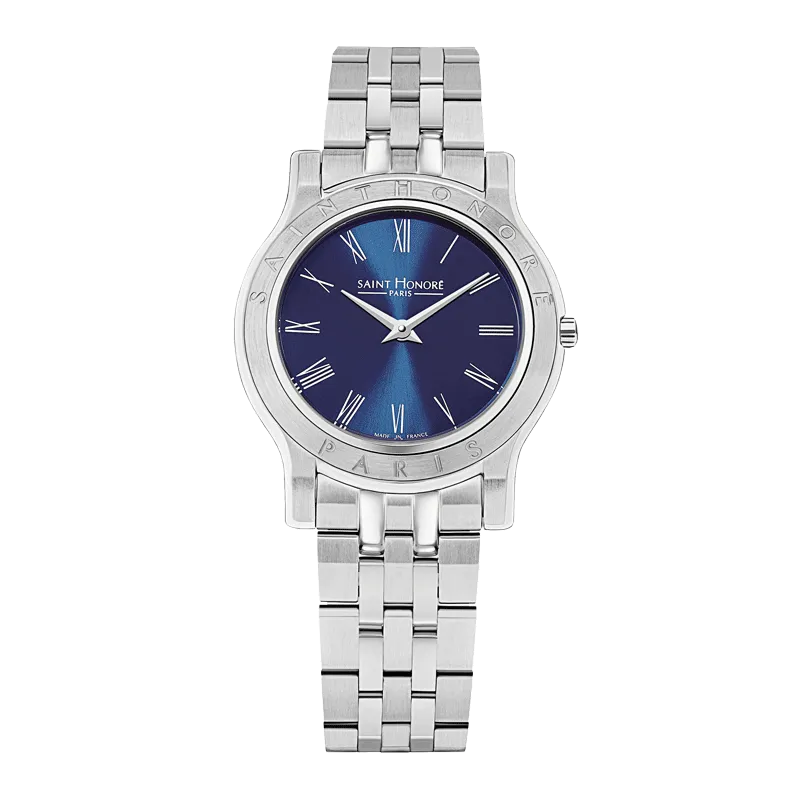 Saint Honore Deauville Women's Blue Dial Silver Watch