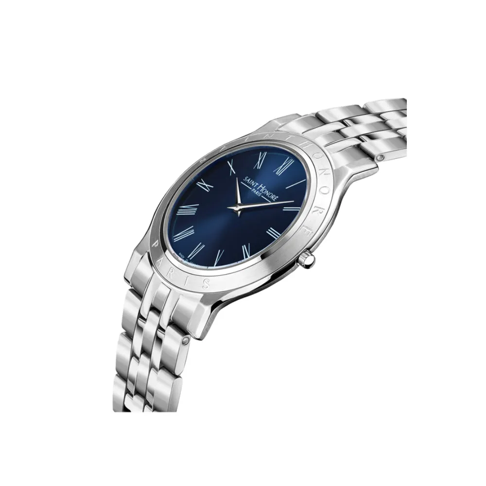 Saint Honore Deauville Women's Blue Dial Silver Watch