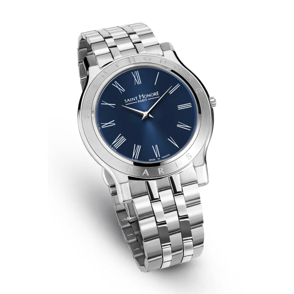 Saint Honore Deauville Women's Blue Dial Silver Watch